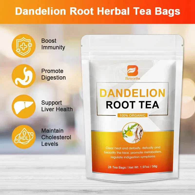 BEWORTHS 100% natural herbal dandelion extract supports immune and digestive health, liver cleansing and antioxidant activity Roksy