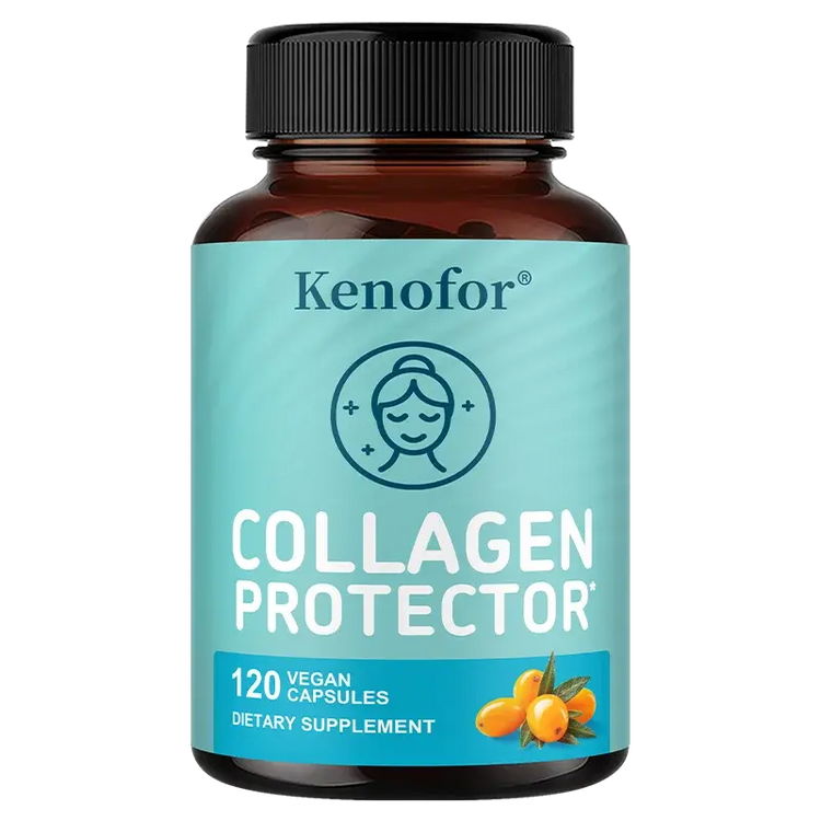 Collagen Capsules - Supports Healthy Cell Growth, for Skin Health, Antioxidant, Anti-aging, Reduce Wrinkles - Vegan Supplement Roksy