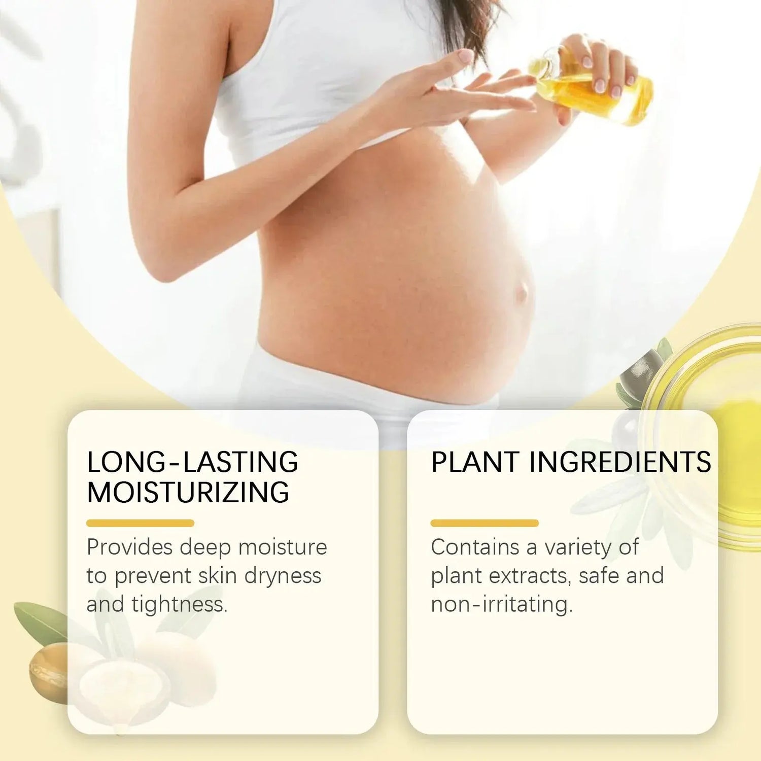 Stretch Mark Lightening Essential Oil Skin Care Cream for Pregnant Women Moisturizing Lifting Firming Skin Slimming Oil 100ml Roksy