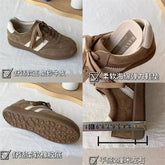 Retro Genuine Leather Flat Shoes for Women 24 Hour Sport