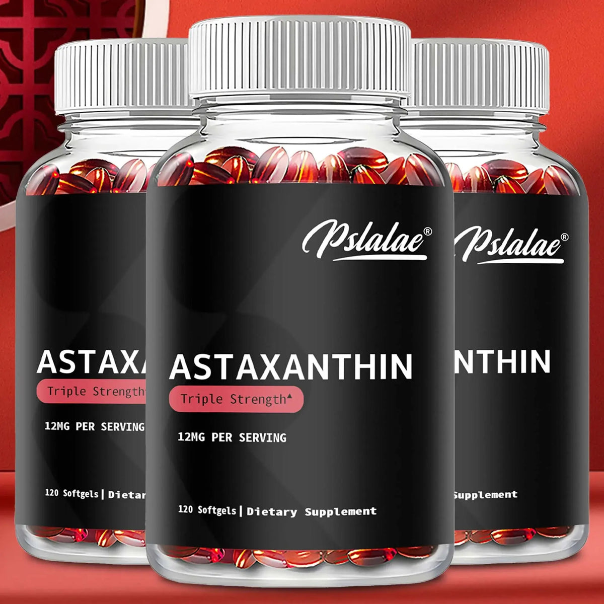 Astaxanthin - Promotes Eye, Joint, Skin and Heart Health, Improves Concentration and Memory  - 120 Capsules Roksy