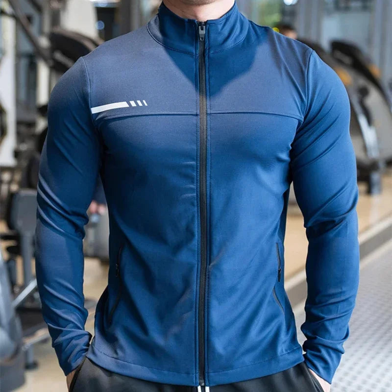 Men's High-Quality Zipped Sport Jacket | Gym, Running & Outdoor Training 24 Hour Sport