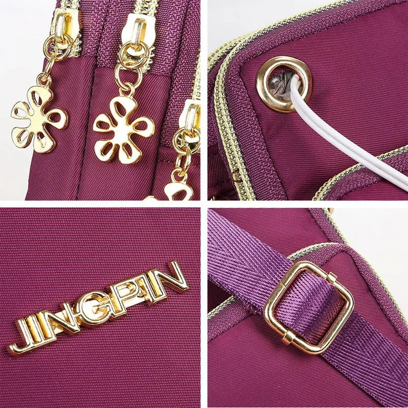 2025 New Women's Slant Mini Bag, Mobile Phone Bag, Fashion Mom Money Bag Pi-Mart