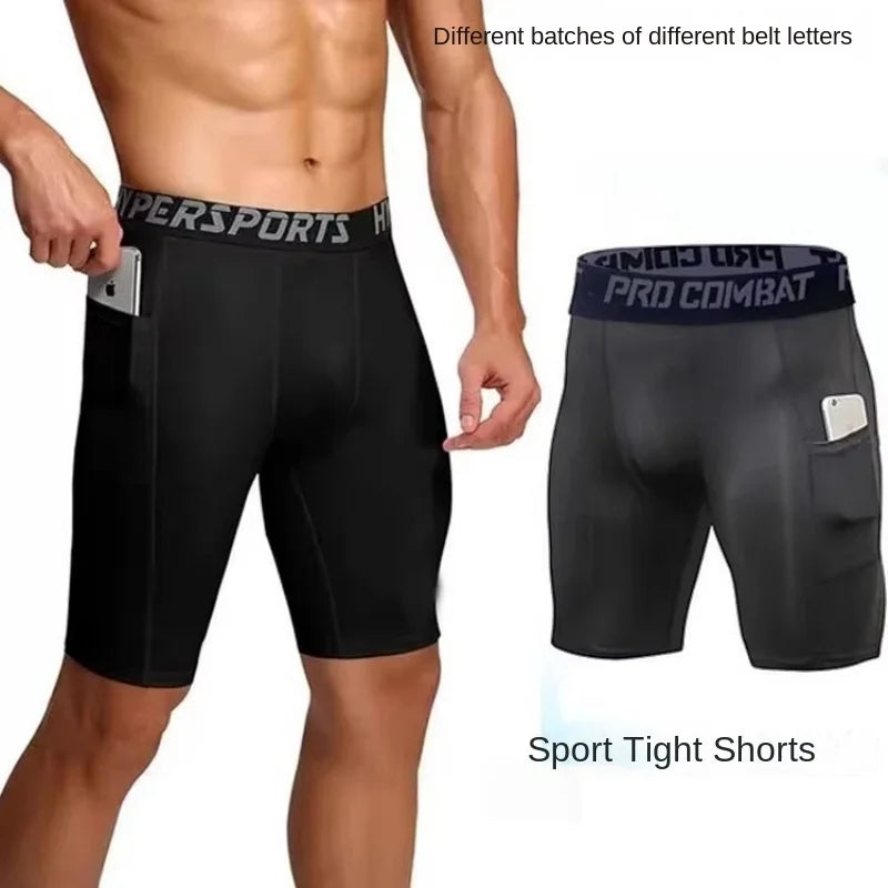 Men Compression Training Shorts for Enhanced Performance and Support Pi-Mart