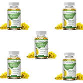 Mulittea Natural Mullein Leaf Capsules Herbal Supplement for Lung Cleanse Helps Healthy Respiratory Function & Mucous Membranes Roksy