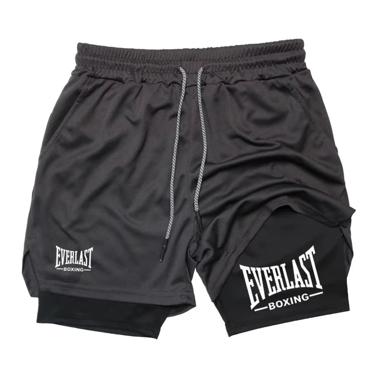 Everlast Double Layer Compression Shorts for Fitness and Basketball Pi-Mart