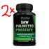 Saw Palmetto Prostate Capsules 2 x 60 = 120 capsules - Help Promote Prostate Health,Reduce Baldness and Thinning Hair & Regulate Hormonal Sex Capsules in The Body Roksy