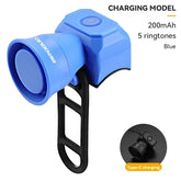 New Bicycle Horn Mountain Bike USB Charging Waterproof Electronic Bike Bell Riding Equipment Children&