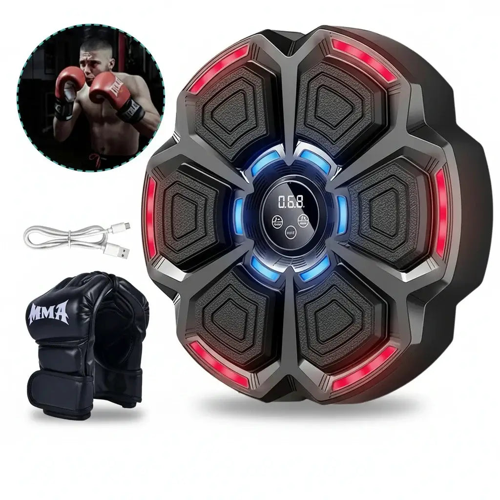 Music Boxing Machine | Wall-Mounted Workout Equipment for Adults & Kids 24 Hour Sport