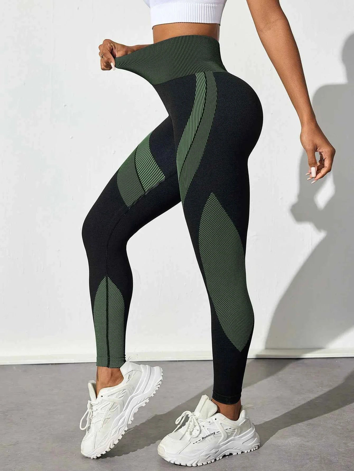 WANAYOU High Waist Seamless Yoga Leggings THRIXINE