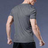 Men Quick Dry Compression Sport Shirt for Gym and Training Pi-Mart