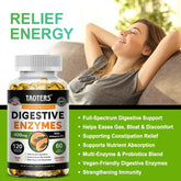Digestive Enzymes Capsules - Aids in Bowel Movements, Metabolism, Nutrient Digestion and Intestinal Health Roksy