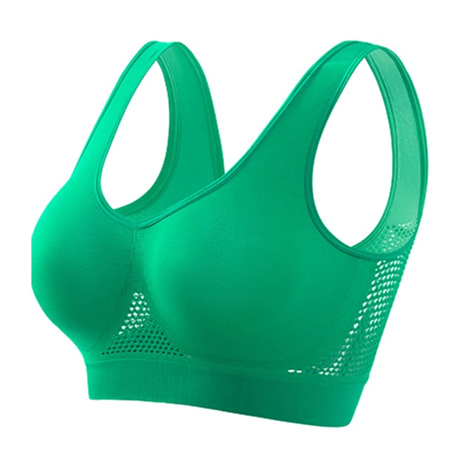 Women Anti-sagging Yoga Sports Bra High-Impact Fitness Tank Top Pi-Mart