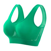 Women Anti-sagging Yoga Sports Bra High-Impact Fitness Tank Top Pi-Mart