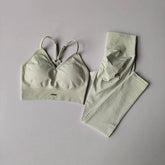 High-Waisted Yoga Suit for Toned Hip Support Pi-Mart