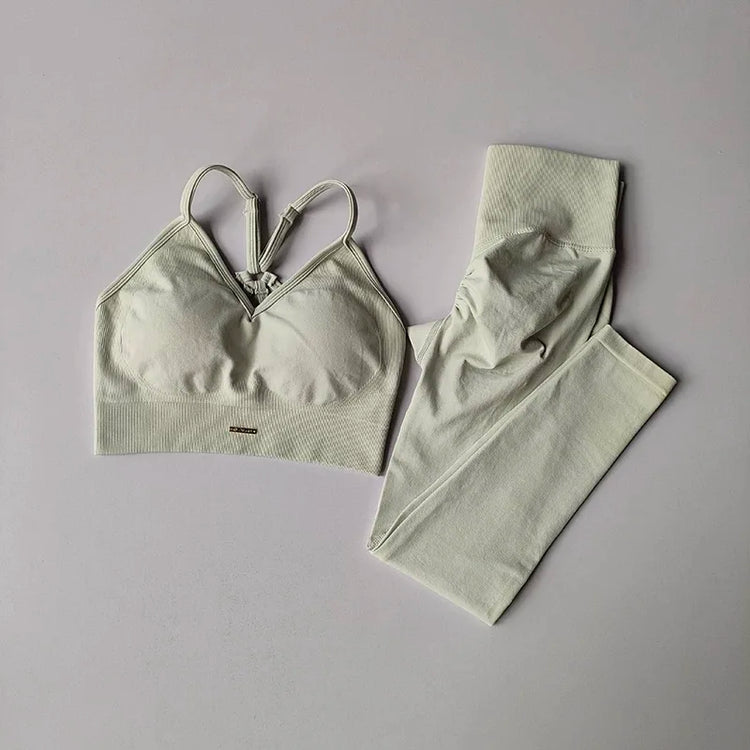 High-Waisted Yoga Suit for Toned Hip Support Pi-Mart