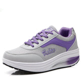 Women Breathable Lightweight Platform Walking Sneakers Pi-Mart