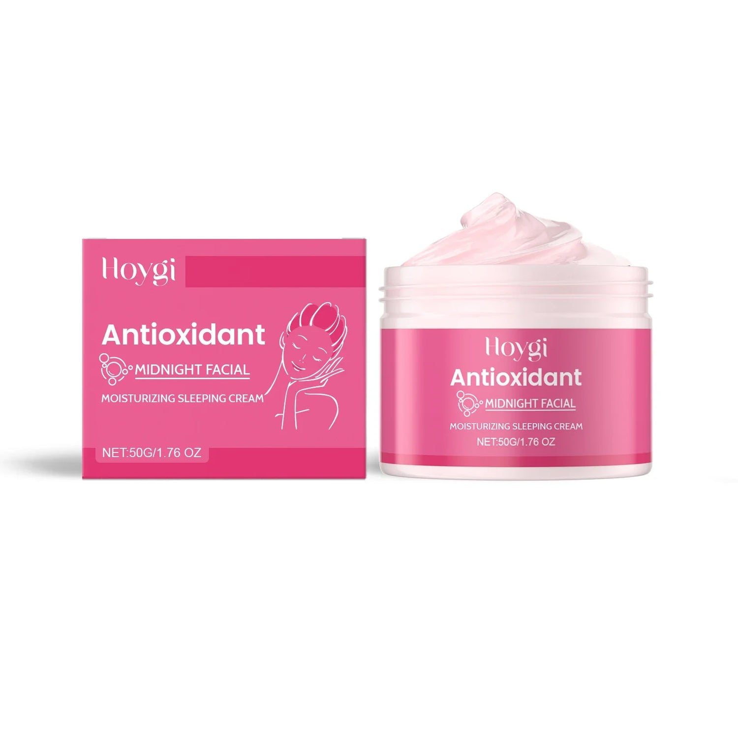 Night Face Cream Repair Damaged Skin Treatment Firming Increase Elasticity Lifting Tighten Reduce Dullness Brightening Skin Care Pi-Mart
