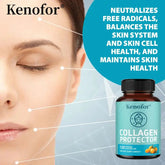 Collagen Capsules - Supports Healthy Cell Growth, for Skin Health, Antioxidant, Anti-aging, Reduce Wrinkles - Vegan Supplement Roksy