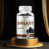 Shilajit Supplements - Enhance Nutrient Absorption and Promote Detoxification, Relieve Stress - 120 Capsules Roksy