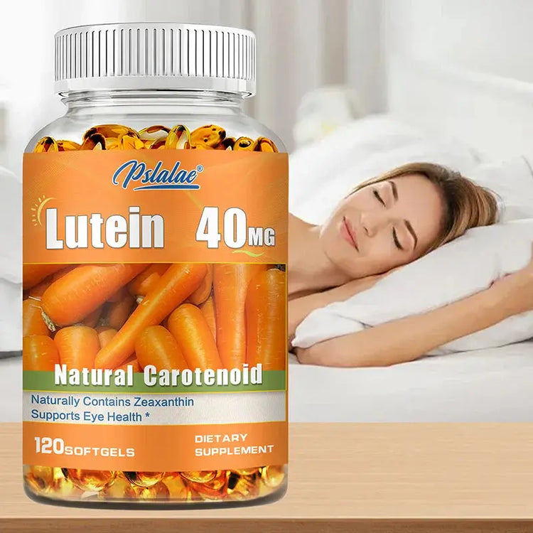 Lutein 40mg - with Zeaxanthin - Supports Healthy Vision, Blue Light Protection, Relieves Eye Fatigue and Dryness - 120 Capsules Roksy