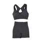 Yoga Women's Fitness Suit Shorts Workout Set