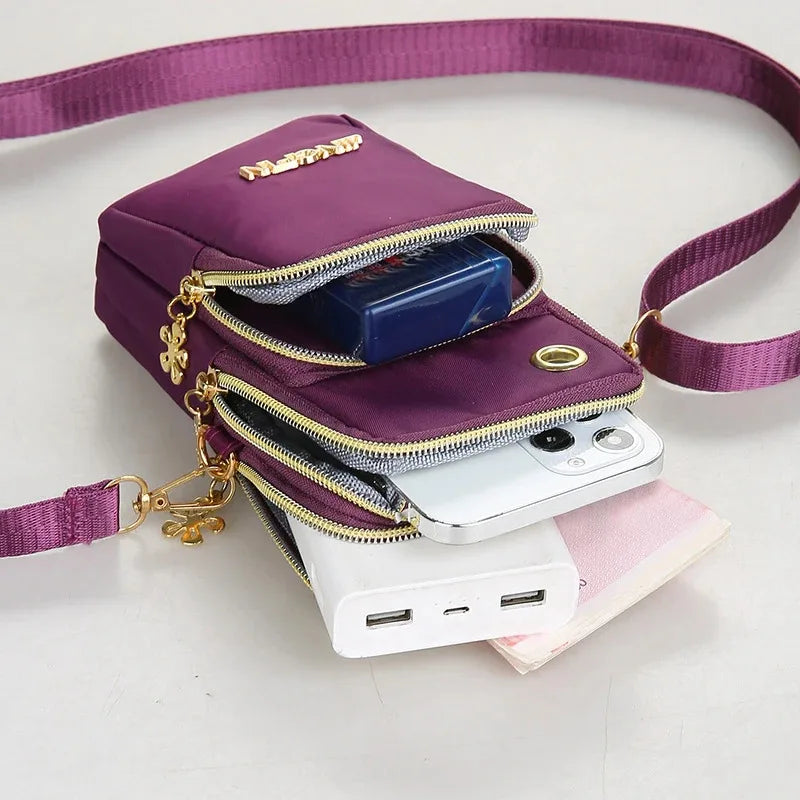 2025 New Women's Slant Mini Bag, Mobile Phone Bag, Fashion Mom Money Bag Pi-Mart