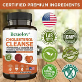 Niacinamide, Red Yeast Rice, Black Pepper Extract, Cholesterol Cleanser - Helps Lower Cholesterol Levels, 120 Capsules Roksy