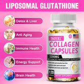 Collagen Supplements - Contains glutathione, an antioxidant that brightens and firms skin and supports healthy hair and nails Roksy