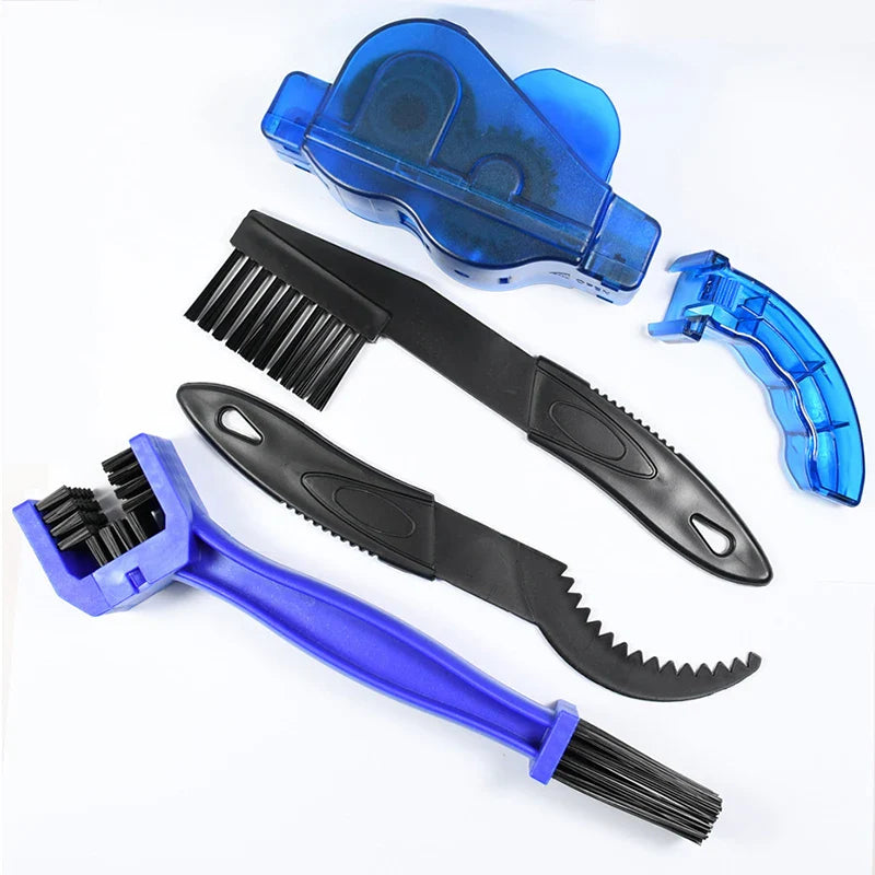 Portable Bicycle Chain Cleaner Bike Brushes Scrubber Wash Tool Mountain Cycling Cleaning Kit Outdoor Accessory Pi-Mart