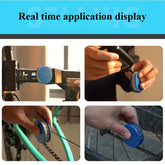 Bicycle chain oiling tool, lubrication and maintenance device, chain roller type chain oiling device Pi-Mart