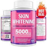 Glutathione Supplements, Collagen, Antioxidants, Anti-aging, Immunity, Radiance, Skin Whitening Supplements Roksy