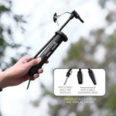 WEST BIKING MTB Bicycle Pump 80 PSI Bike Manual Air Pump Balloon Tire Inflator Schrader Valve Floor Pump Cycling Accesories Pi-Mart
