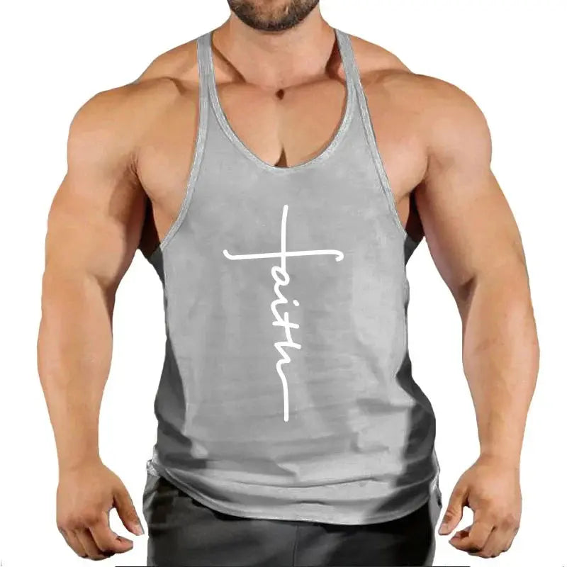 Gym Top Men T-shirts Fitness Man Clothes Muscular THRIXINE
