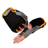 1 Pair Anti-Slip Cycling Gloves Breathable Half Fingerless Gloves Mtb Gloves Sunscreen Elastic Outdoor Sport Bicycle Gloves Pi-Mart