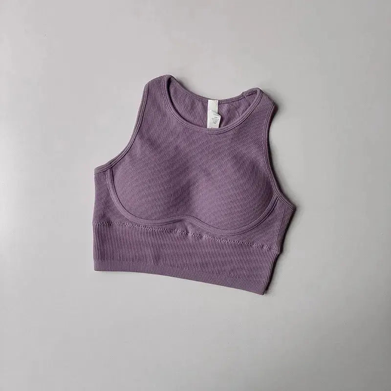 Women's Breathable Push-Up Sports Bra Crop Top THRIXINE