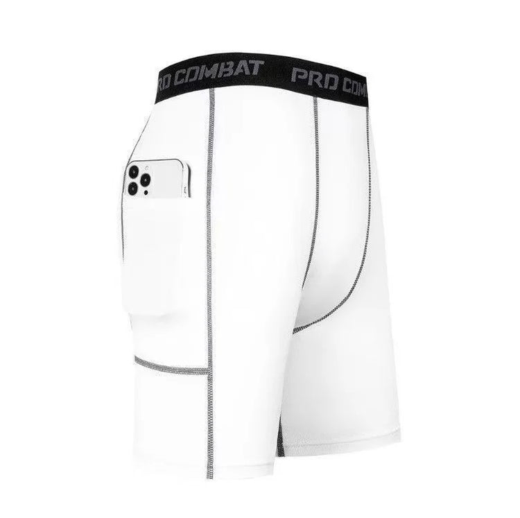 Men Compression Training Shorts for Enhanced Performance and Support Pi-Mart