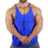 Gym Top Men T-shirts Fitness Man Clothes Muscular THRIXINE