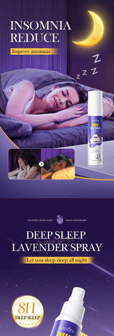 Lavender Sleep Spray 85ml Aromatherapy Sleep Lavender Pillow Mist Pillow  for Room Deep Sleep Spray Pi-Mart
