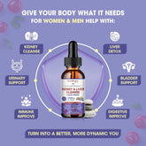 100 Natural 1000mg Cranberry Extract Kidney and Liver Cleansing Drops Urinary & Bladder Health Support Roksy