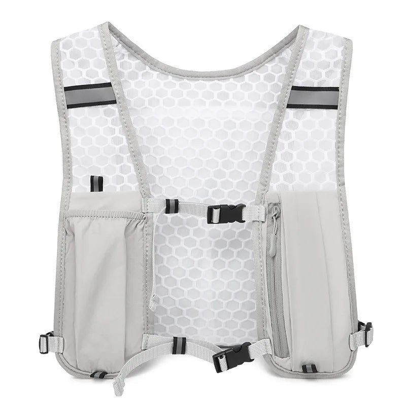 Breathable Running Hydration Vest with Storage for Hiking and Cycling Pi-Mart