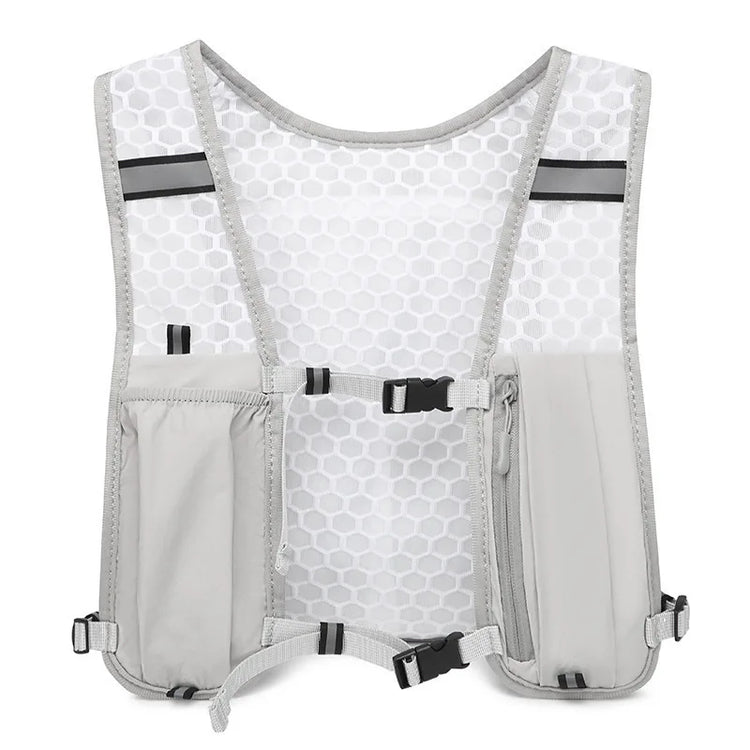 Breathable Running Hydration Vest with Storage for Hiking and Cycling Pi-Mart