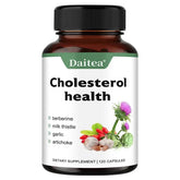 Supplements for Cholesterol Health - Natural Support for Heart, Liver, Digestive and Metabolic Health, 120 Vegetarian Capsules Roksy