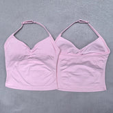Adjustable Open Back Yoga Top Moisture Wicking Gym Tank Pi-Mart