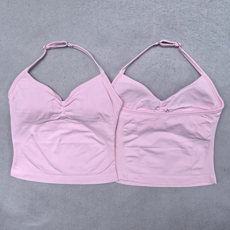 Adjustable Open Back Yoga Top Moisture Wicking Gym Tank Pi-Mart
