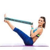 Elastic Yoga Stretching Strap with Loops for Pilates & Dance 24 Hour Sport