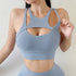 Nylon Elastic Sexy Sports Bra for Women Yoga Top THRIXINE