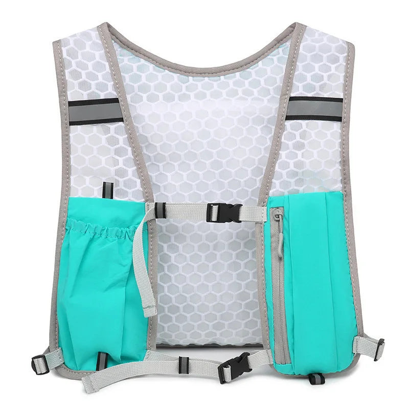 Breathable Running Hydration Vest with Storage for Hiking and Cycling Pi-Mart