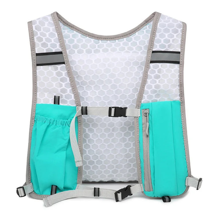 Breathable Running Hydration Vest with Storage for Hiking and Cycling Pi-Mart