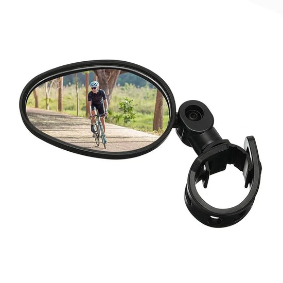 1pcs Bike Rearview Mirror 360° Adjustable Rotatable Handlebar Convex Mirror Safe Wide Angle For Bicycle Cycling Outdoor Sports Pi-Mart